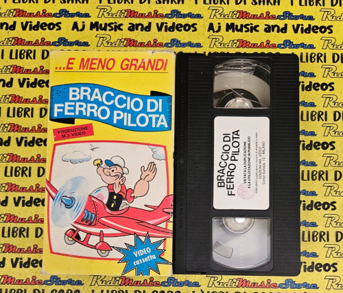 Vhs cartonata braccio ferro - cartonata,