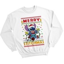 Felpa Natalizia Stitch and