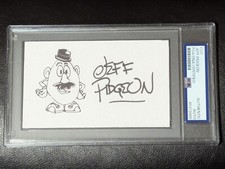 Jeff Pidgeon schizzo autografo