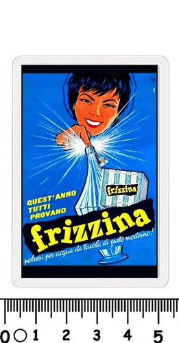 Calamita pubblicità frizzina - pubblicità,