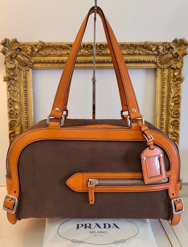 Prada bauletto grande tessuto - prada,
