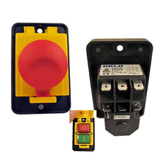 Interruttore 380V - 400V tripolare di sicurezza KJD18 Kedu con fungo DZ-5 DKLD