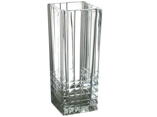 Vaso quadrato vetro - vaso,