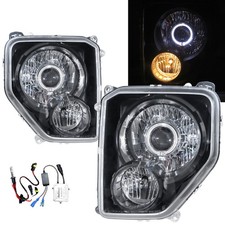 Fits JEEP CHEROKEE KK MK2 08-12 Guide LED Halo HID Faro Fanale Freccia US BK LH