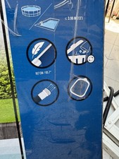KIT PULIZIA PISCINA INTEX MAX 488 CM. CON MANICO TELESCOPICO CM. 239