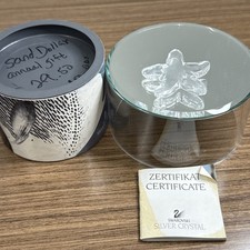 ⭐Statuina Swarovski Crystal 1995 "Mare del Sud", mini, trasparente 5 stelle marine armate, logo