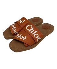 Sandali bassi con logo Chloe