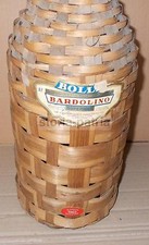 ENOLOGIA_CANTINA_VINO_INUSUALE BOTTIGLIA IMPAGLIATA_DA COLLEZIONE_PUBBLICITARIA