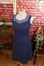 Vintage Orig 70S Abito Blu A
