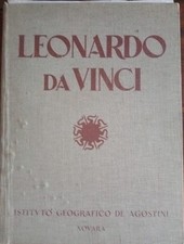 LIBRO LEONARDO DA VINCI DA COLLEZIONE NUMERATO 40x30cm.