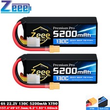 2x Zeee 6S Lipo batteria