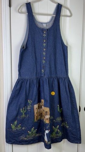 Abito denim bavaglino midi