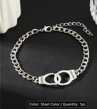 Manette "Libertà" Regali Polso Bracciale Regolabile Gioielli Leggero Cosplay