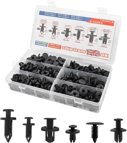190pcs kit rivetti in - 190pcs,