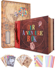 Our Adventure Book Scrapbooking,Album Fotografico Fai Da Te,Guestbook Matrimonio