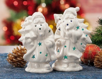 Babbo natale ceramica - ceramica, con