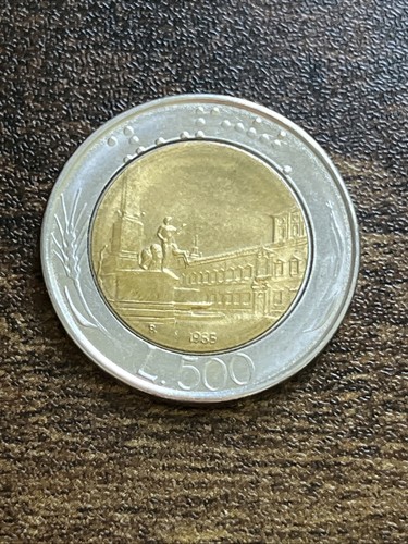 1985 italy 500 lira lire - italy,