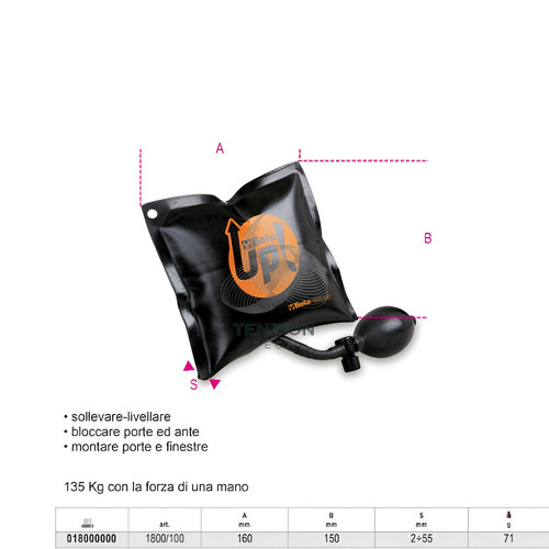 Cuscino sollevatore 135kg - cuscino,