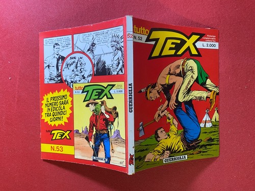 Tutto tex guerriglia - tex, n.