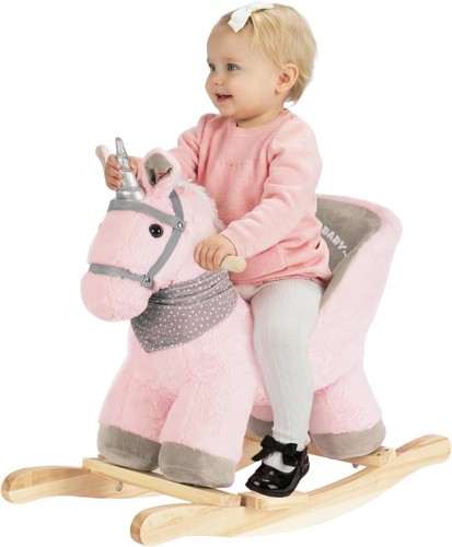 Peluche cavallo dondolo - peluche,