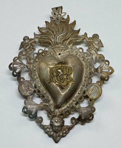 Voto vintage cuore sacro - ex,