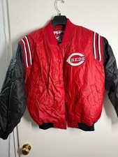 Bomber Cincinnati Reds in raso