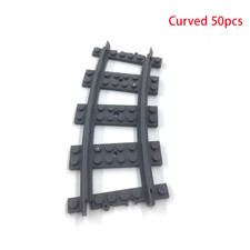 Treni Città Treni Treni Treni Treno Binari Dritti Blocchi Tecnici Set Mattoni Mo