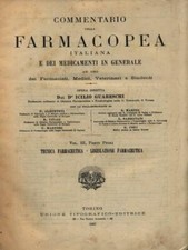 FARMACOPEA ITALIANA VOL. III