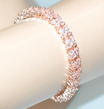 Bracciale donna tennis oro