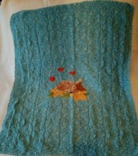 Coperta Neonato Copertina Bimbo Bimba Cerbiatto Cuori Makò100% Grigio cm 100x100