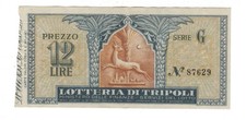 Biglietto lotteria tripoli - biglietto,