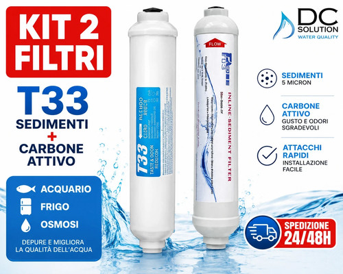 Kit filtri t33 carbone - t33,