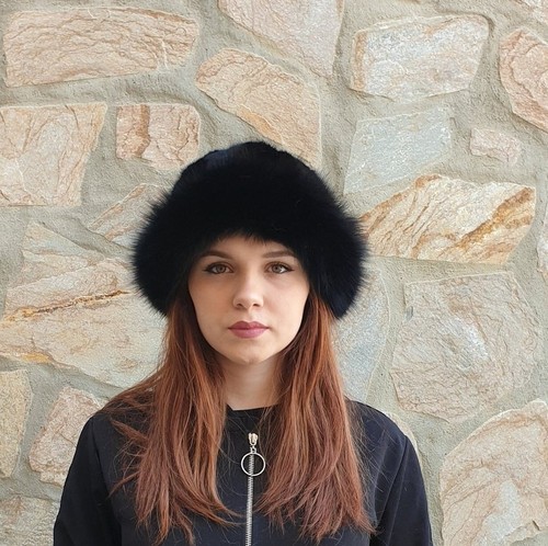 Black fox cappello in - -,