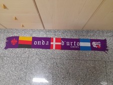 Sciarpa ultras Fiorentina Onda D'urto Campi doppia lana 1992, no CAV Alcool