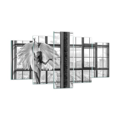 Quadro vetro 160x85cm donna - quadro,