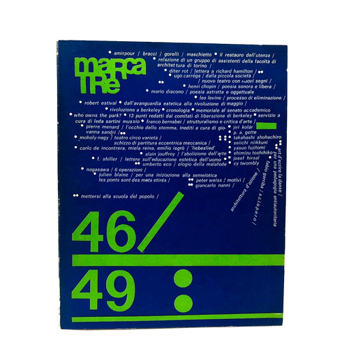 Marcatre 49 rivista di - marcatre, n.