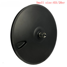 Ruote bici a disco in carbonio