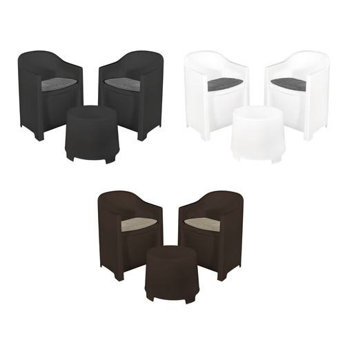 Set esterno luna poltrone - set,
