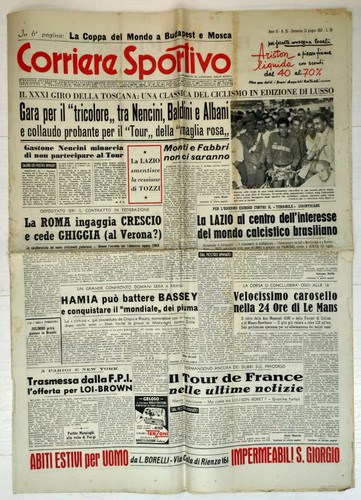 6722 giornale epoca corriere - giornale, d'epoca