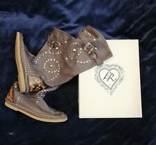 Stivali indianini LdiR originali modello Borchie e Fibbia con zeppa internaTG.41