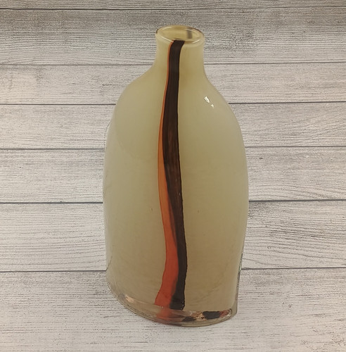 Vaso vetro soffiato metà - vaso, in