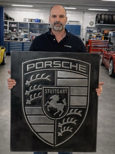 Insegna porsche vintage - insegna,