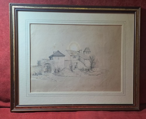 Disegno antico matita - disegno, su