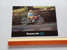 Triumph 500 Daytona 1973 depliant originale italiano