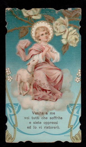 Antico santino holy - santino, card