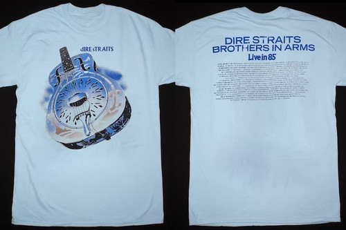 Shirt vinatge dire - dire, straits