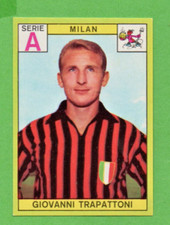 CALCIATORI PANINI 1968-69 TRAPATTONI MILAN PERFETTA DA EDICOLA FL