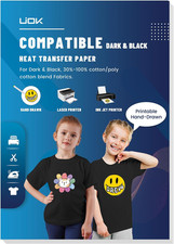 Carta Transfer per Tessuti, Carta Trasferelli 15Xa4 Carta Termoadesiva per Tessu