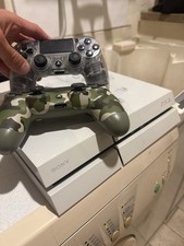 Sony Playstation 4 PS4 FAT BIANCA WHITE 500GB console + Cavi+2 joystick