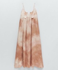 Maxi abito Zara maglia tie dye